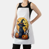 Tablier Costume Halloween rétro effrayant Chat noir Apoth (Insitu)