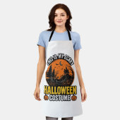 Tablier Costume Halloween Vintage Épouvantable (Porté)