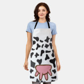 Tablier Costume Vache Utters Halloween Agriculture (Porté)