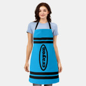 Tablier Costumes famille et groupe Crayon Apron - Bleu (Porté)