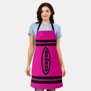 Tablier Costumes famille et groupe Crayon Apron - Fuchsia