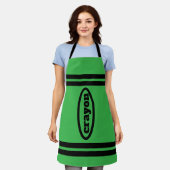 Tablier Costumes famille et groupe Crayon Apron - Vert (Porté)