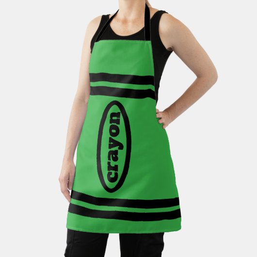 Tablier Costumes famille et groupe Crayon Apron - Vert (Insitu)