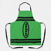 Tablier Costumes famille et groupe Crayon Apron - Vert (Recto)