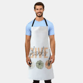 Tablier Cosy Pastel Donner Merci et Citrouille (Porté)