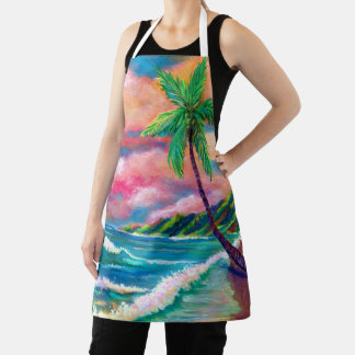Tablier Côte tropicale Na Pali de Kauai Kitchen Apron
