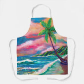 Tablier Côte tropicale Na Pali de Kauai Kitchen Apron (Recto)