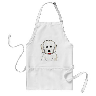 Tablier Coton de Tulear Caricature