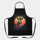 Tablier Cou de girafe comme un Rollercoaster Run Funny Ret (Recto)