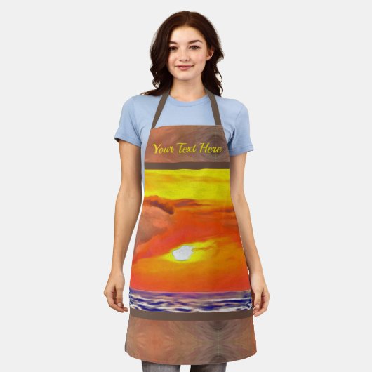 Tablier Coucher de soleil 2443 (Porté)