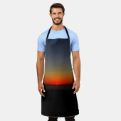 Tablier Coucher de soleil dans l'eau (Porté)