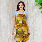 Tablier Coucher de soleil de l'ours Brown