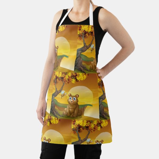 Tablier Coucher de soleil de l'ours Brown (Insitu)
