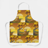Tablier Coucher de soleil de l'ours Brown (Recto)