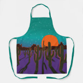 Tablier Coucher de soleil du désert du Saguaro (Recto)
