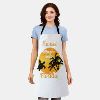 Tablier Coucher de soleil mignon en Floride