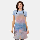 Tablier Coucher de soleil sur la Seine Claude Monet (Porté)