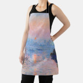 Tablier Coucher de soleil sur la Seine Claude Monet (Insitu)