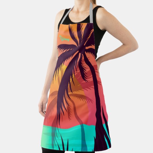 Tablier Coucher de soleil tropical (Insitu)