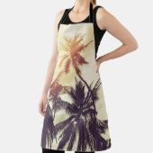Tablier Coucher de soleil tropical : Palm Silhouette Vinta (Insitu)