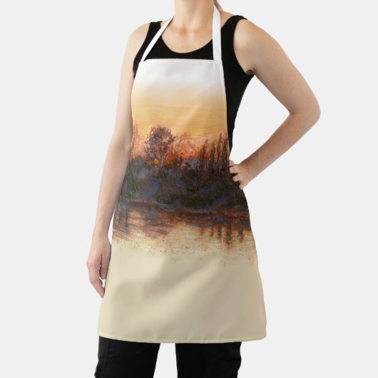 Tablier "Coucher du soleil sur la rivière" Apron (Insitu)