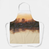 Tablier "Coucher du soleil sur la rivière" Apron (Recto)