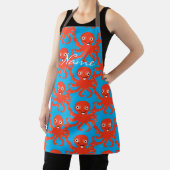 Tablier Coucou rouge souriant Octopus Thunder_Cove (Insitu)