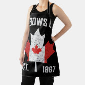 Tablier Coudes vers le haut Canada Véritable Nord Fier Can (Insitu)