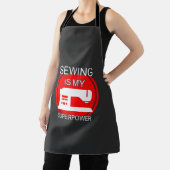 Tablier Coudre est ma citation de superpuissance (Insitu)