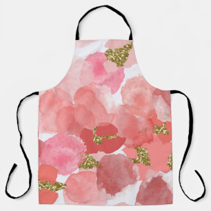 Tablier Couleur, abstrait, divers motif transparent avec c