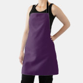 Tablier Couleur claire solide minuit violet foncé (Insitu)