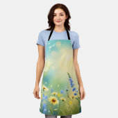 Tablier Couleur d'aquarelle de la baie de soleil (Porté)