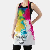 Tablier Couleur de teinture en direct et laissez-passer - (Insitu)