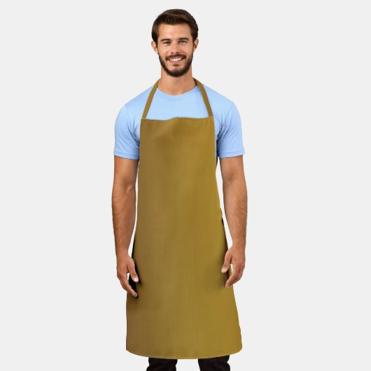 Tablier Couleur or brossé (Porté)