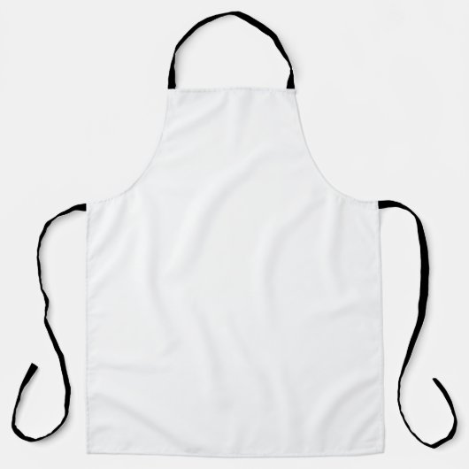 Tablier Couleur solide blanc Fantôme (Recto)