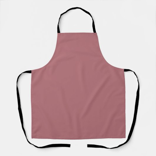 Tablier Couleur solide Rose poussiéreux (Recto)