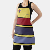 Tablier couleur tarte à framboise personnalisé (Insitu)