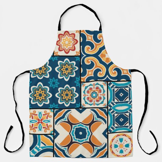 Tablier Couleur traditionnelle portugaise ornée (Recto)