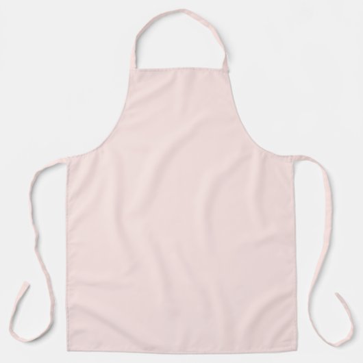Tablier Couleur Uni Douce Pêche au Pastel Doux (Recto)