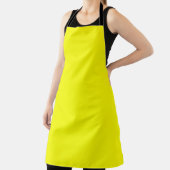 Tablier Couleur uni jaune néon (Insitu)