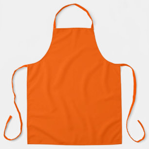 Tablier Couleur Uni Orange Clair Véritable