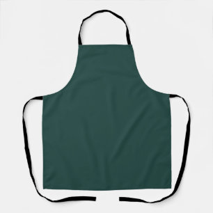 Tablier Couleur uni vert émeraude foncé