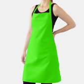 Tablier Couleur unie néon vert Arlequin (Insitu)