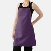 Tablier Couleur violet foncé solide moderne (Insitu)