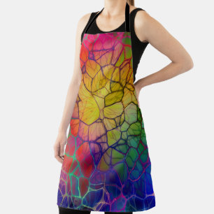 Tablier Couleurs arc-en-ciel Web abstrait