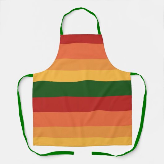 Tablier Couleurs d'automne triées (Recto)