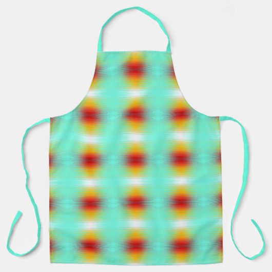 Tablier Couleurs de champ plasma de rentrée spatiale Abstr (Recto)