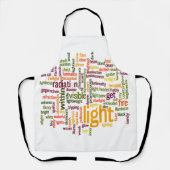 Tablier Couleurs de Cuisine brillantes (Recto)