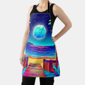 Tablier Couleurs de plage Lune (Insitu)