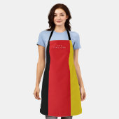 Tablier Couleurs de texte personnalisées de l'indicateur A (Porté)